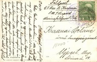 Pola, Flugstation / K.u.K. haditengerészet Donnet-Leveque FBA típúsú repülőcsónakja a pola-i állomás...