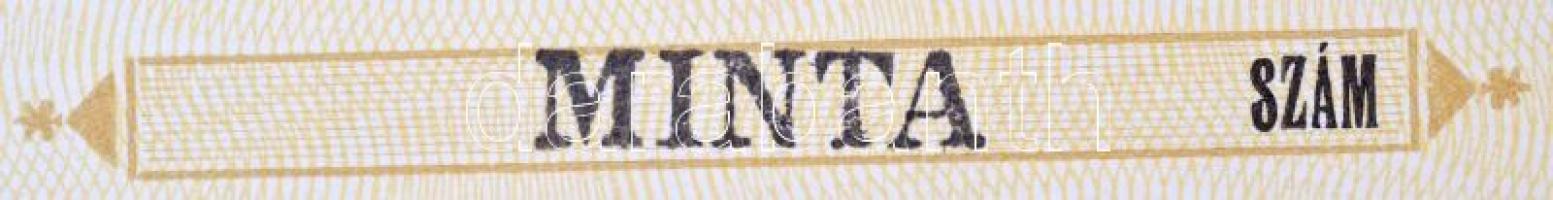 Mindszent 1942. "Mindszenti Takarékpénztár" névre szóló részvénye 100P-ről, kitöltetlen, s...