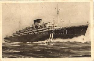 SS Neptunia, ocean liner, Cosulich Line Trieste, Mediterraneo-Süd-America (EK)
