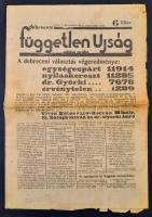 1935 Debreceni Független Újság, politikai napilap, XI. évfolyam 79. száma