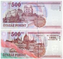 2006. 500Ft "EB" "50. évforduló 1956. október 23." + 500Ft "EA" T:I
/...