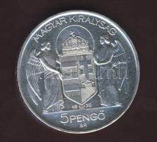 1939. 5P Ag "Horthy balra" T:1/2+