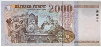 2002. 2000Ft "CB0000045" alacsony sorszám T:I
/ Hungary 2002. 2000 Forint "CB0000045...