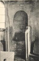 Worms, Raschi-Stuhl / synagogue interior, Hebrew text, Judaica (cut)