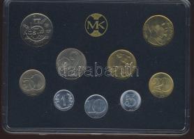 Csehszlovákia 1992. 1h-10K 9klf db, díszszettben T:1