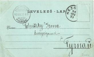 1898 Nezsider, Neusiedl am See; Obere und Untere Vorstadt, K.u.K. Cavallerie-Kaserne, Hauptgasse, Ba...