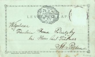 1898 Bresztovány, Brestovany; Prileszky-Springer kastély, Winter Zsigmond kiadása / castle (Rb)