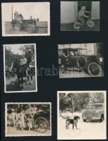 Vegyes jármű és közlekedési eszköz fotók, fotó és fotólapok vegyesen, 27 db, 5x7 cm és 18x23 cm közö...