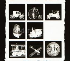 Kb. 100 db nyomdai fotónegatív, 6x9 cm