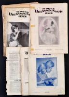 1929-1938 Magyar Uriasszonyok Lapja, 6 szám, változó, többnyire szakadozott, kissé viseltes állapotban.