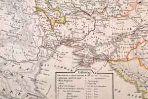 1829 Europai Orosz Birodalom térképe, F. W. Streit, Leipzig, J. C. Hinrichssche Buchhandlung, német ...