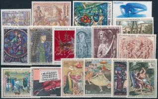 1963-1977 Paintings 17 stamps, 1963-1977 Festmény motívum 17 klf bélyeg