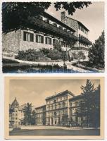 8 db MODERN magyar városképes lap / 8 modern Hungarian town-view postcards