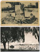 8 db MODERN magyar városképes lap / 8 modern Hungarian town-view postcards