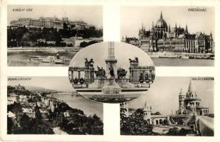 8 db MODERN magyar városképes lap / 8 modern Hungarian town-view postcards