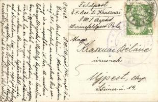 1916 SMS Uskoke, az Osztrák-Magyar Monarchia Huszár-osztályú rombolója (Zerstörer) / WWI SMS Uskoke,...