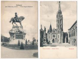 Budapest - 10 db régi képeslap / 10 pre-1945 postcards