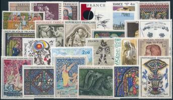 1964-1981 Festmény motívum 25 klf bélyeg,közte sorok, 1964-1981 Paintings 25 stamps