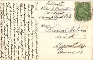 1916 Osztrák-Magyar Haditengerészet torpedónaszádja / WWI Austro-Hungarian Navy torpedo boat, '...