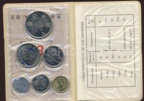 Spanyolország 1982. "Labdarugó VB" szett 6 klf db 0,50P-100P T:1