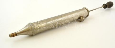 Perolin régi fém házas légfrissítő, h:41 cm