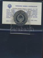 Jugoszlávia 1985. 100D "Felszabadulás" T:PP Eredeti dísztokban, tanúsítvánnyal!