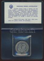 Jugoszlávia 1985. 100D "Felszabadulás" T:PP Eredeti dísztokban, tanúsítvánnyal!