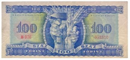 1946. 100Ft T:I- / Hungary 1946. 100 Forint C:AU 
Adamo F26