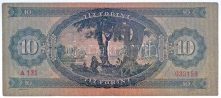 1947. 10Ft T:III szép papír / Hungary 1947. 10 Forint C:F nice paper Adamo F2