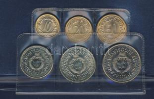 Jugoszlávia 1990. 10p-5D 6klf db kereskedői szettben T:1