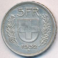 Svájc 1932B 5Fr Ag "Tell Vilmos" T:2
Switzerland 1932B 5 Francs Ag "William Tell&quo...