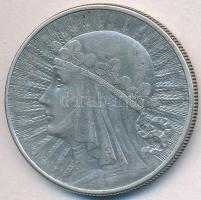 Lengyelország 1932. 10Zl Ag London T:2  Poland 1932. 10 Zlotych Ag London C:XF Krause Y#22