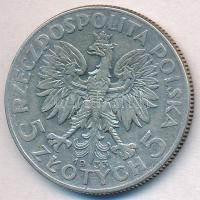Lengyelország 1933. 5Zl Ag Varsó T:2
 Poland 1933. 5 Zlotych Ag Warsaw C:XF
Krause Y#21