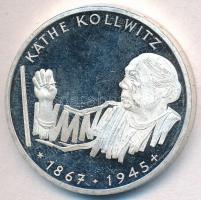 Németország 1992G 10M Ag "Kathe Kollwitz" T:1-(PP) Germany 1992G 10 Mark Ag "Kathe Kollwitz" C:AU(PP)