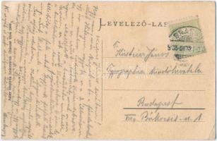 Váralja-Hátszeg-Karánsebes fogaskerekű vonal, a fogasrúd kezdete. Adler fényirda Szászváros 1909 / S...