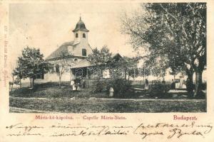 Budapest III. Óbuda, Mária-kő kápolna. Divald Károly 132. / Capelle Maria-Stein