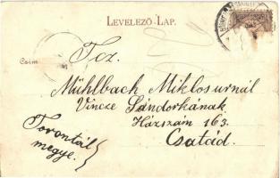 Hódmezővásárhely, Fő tér piaccal, üzletek (Rb)