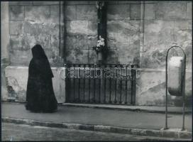 cca 1977 Feliratozott kortárs fotóművészeti alkotások, 3 db vintage fotó, 18x24 cm és 19,5x18 cm