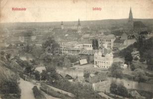 Kolozsvár, Cluj; látkép a Szamos folyóval / panorama view with river  (EK)