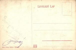 Miskolc, Görömbölytapolca; sétány padokkal. Fodor Zoltán kiadása (EK)