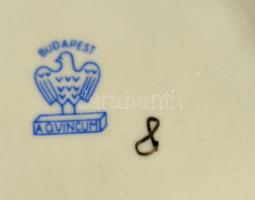 Aquincumi fésülködő akt, kézzel festett, jelzett, hibátlan, m:22 cm