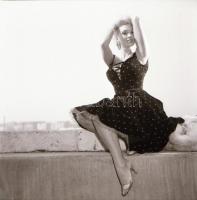 cca 1960 Klein Éva (1937-2016), később Eva Six, akit emlegettek a magyar Marelyn Monroe-ként is Holl...