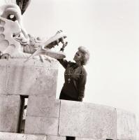 cca 1960 Klein Éva (1937-2016), később Eva Six, akit emlegettek a magyar Marelyn Monroe-ként is Holl...