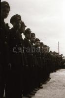 1949. IV. 30. W.M. (Weiss Manfréd) tanműhely avatása, Kossa István miniszter jelenlétében, Rózsa Gyö...