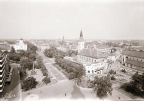 1977 Kecskeméti panorámák és városképek, 13 db szabadon felhasználható, professzionális minőségű, vi...