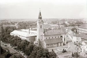 1977 Kecskeméti panorámák és városképek, 13 db szabadon felhasználható, professzionális minőségű, vi...
