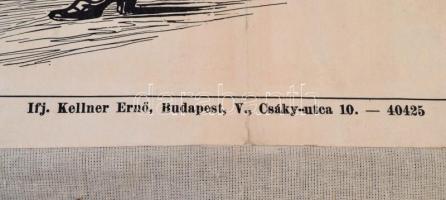 1915 Magyar Szentkorona Országainak Vöröskereszt Egylete adománygyűjtő kerti ünnepélylének plakátja,...
