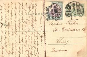 Budapest V. Ferenc József tér, Künstlerpostkarte No. 1780 von Ottmar Zieher, litho s: Raoul Frank (E...