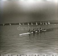 cca 1965 Velencei-tó, 13 db vintage negatív Sinka Antal (?-?) hagyatékából, aki a velencei AGROKOMPLEX fotósa volt az 1960-as, 1970-es években, 6x6 cm
