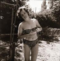 cca 1965 Velencei-tó, 13 db vintage negatív Sinka Antal (?-?) hagyatékából, aki a velencei AGROKOMPL...